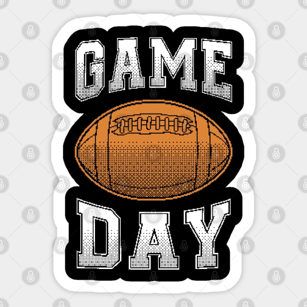 game day football (variant) Sticker by Pixelwave